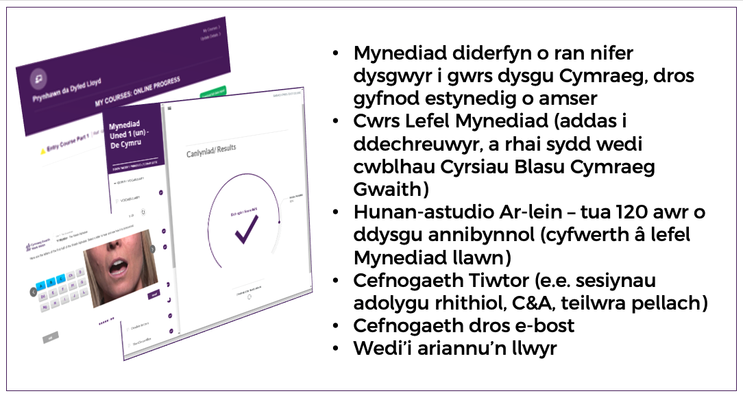 Hunan-astudio Cymraeg Gwaith
