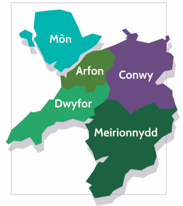 Map ardaloedd