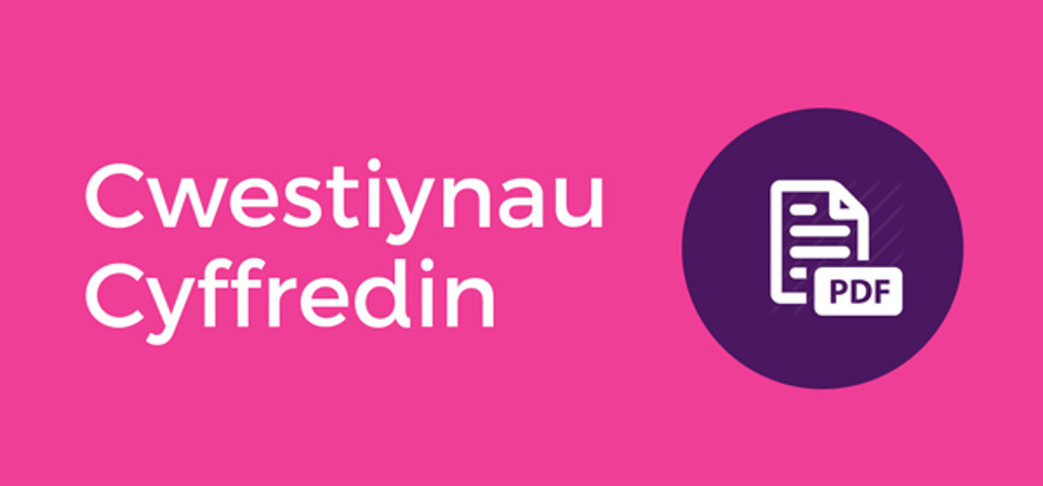 Cwestiynau Cyffredin